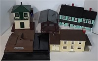 RR Model Forklift Station, Building, & Houses
