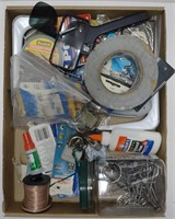 Lot w/ Duct Tape, Screws, Filing Tools, & More