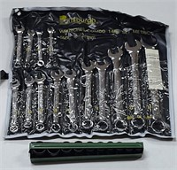Pittsburgh combination wrench set w/ impact socket