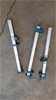 3 - 24" Pittsburg Aluminum Bar Clamps