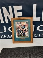 Framed Autographed Picture Of Kerry Collins