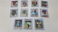 Baseball card collection of Hall of Famers