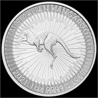 1 oz Silver Australian Kangaroo (2021)