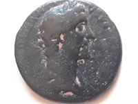 Antoninus Pius A.D.138-161 AE as 26mm Roman coin