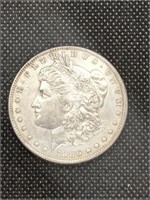 1886 Morgan Silver Dollar Coin marked Uncirculated