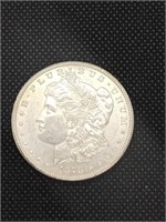 Uncirculated 1878-S Morgan Silver Dollar Coin