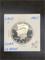 2003-S Silver Proof Kennedy Half Dollar coin