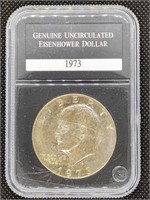 1973-D Eisenhower Dollar coin Brilliant