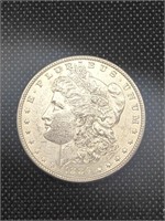 Uncirculated 1886 Morgan Silver Dollar Coin