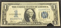 1934 $1 Silver Certificate US paper money