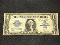 1923 $1 Oversized Silver Certificate US paper