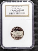 2006-S North Dakota State Quarter Coin NGC PR69