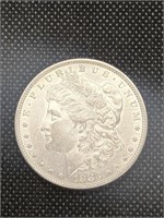 Uncirculated 1883 Morgan Silver Dollar Coin