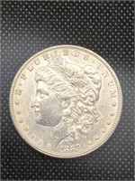 1889 Morgan Silver Dollar Coin marked Uncirculated
