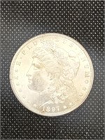 1897-S Morgan Silver Dollar Coin marked Choice