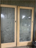 Deer Glass Doors