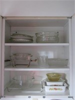 Baking Dishes in Cabinet