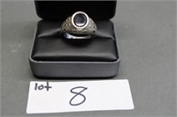 men's .925 sterling ring with black onyx