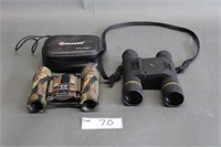 2 binoculars, Simmon real tree 8x12 & Leopold
