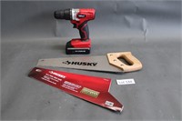 New Husky 15"toolbox saw & Hyper tough 18V