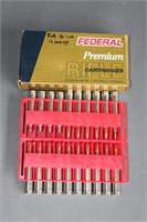 partial box of federal 257 Weatherby MAG 115 grain
