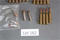 assorted rifle rounds