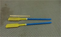 Plastic Oars For Rubber Raft Etc. (2) 4 Ft.