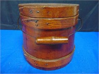 Vtg Wooden Bucket ( Very Unique )