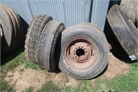 4- 15" Tires, 2 w/ Rims