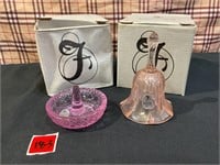 Fenton Glass - Ring Holder and Bell