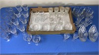 CLEAR & CRYSTAL GLASS LOT