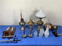 VINTAGE HURRICANE LAMPS