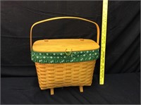 Longaberger Handled Sewing Basket
