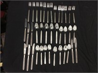 Group MCM National Stainless Rose Garden Flatware