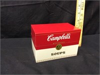 Vintage CAMPBELLS SOUP Tin Recipe Box
