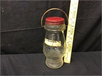 Vintage Bail Handle Lantern Shape Product Jar