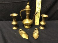 5 Vintage Brass Pieces