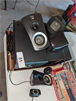 Logitech Computer Speakers + Small Camera