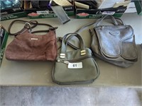 (3) Small Ladies' Hand Bags