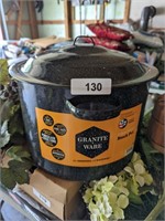 New Black Granite Ware Stock Pot &