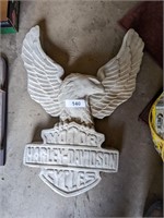 Concrete Harley Davidson Eagle