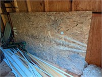 4x8' Sheet of OSB Board, has a small notch out