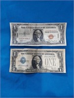 (2) $1.00 Silver Certificates