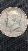 1964 Kennedy half dollar