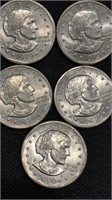 Susan B Anthony $1 coins 1979
Lot of 5