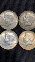 Kennedy half dollars
1964, (3)1968