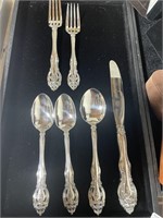 Gorham Sterling Silver Spoons, Forks, Knife Set