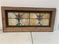 Antique Opaque Stained Glass Window