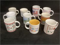 Collection of 10 Coffee Mugs