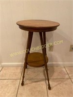 Antique Two Tier End Table